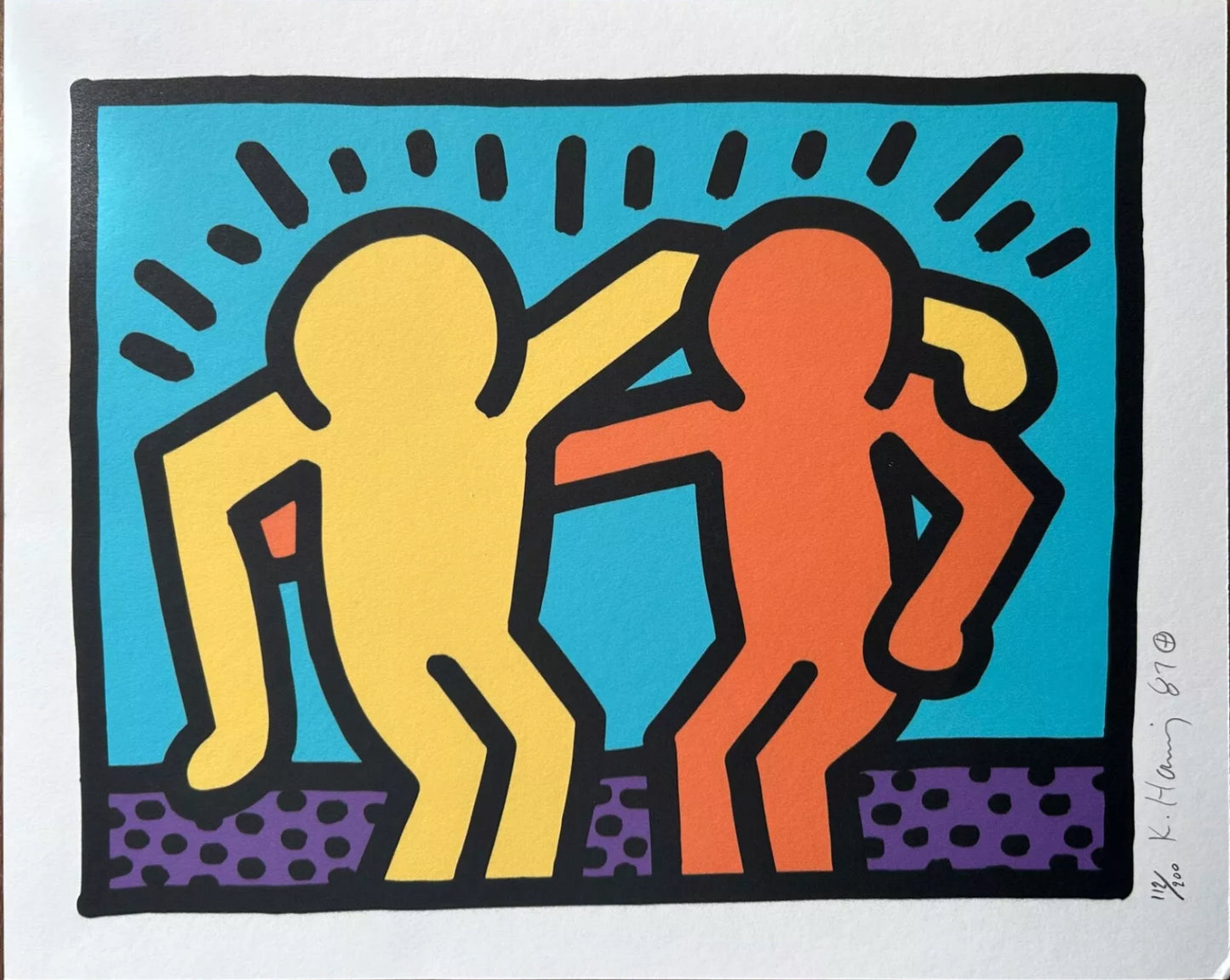 Keith Haring – Pop Shop, 1987 (Limited Edition Hand-Signed Lithograph)