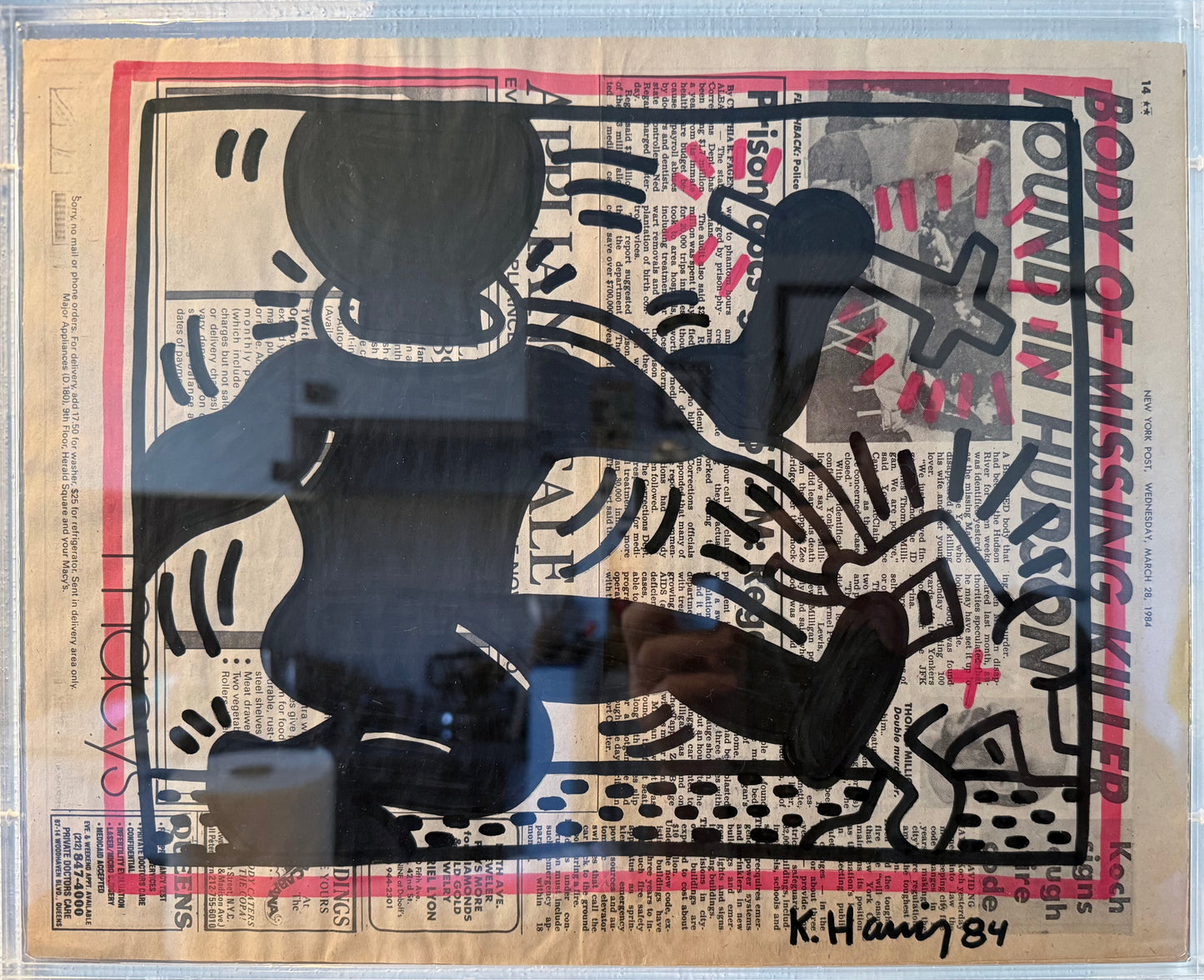 Keith Haring – Free South Africa (1982)