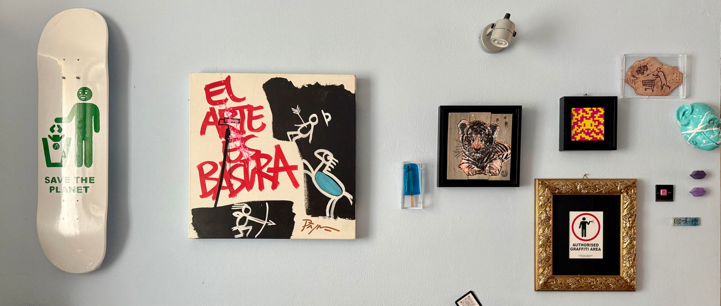Banksy - Adesivo Originale “Authorised Graffiti Area”