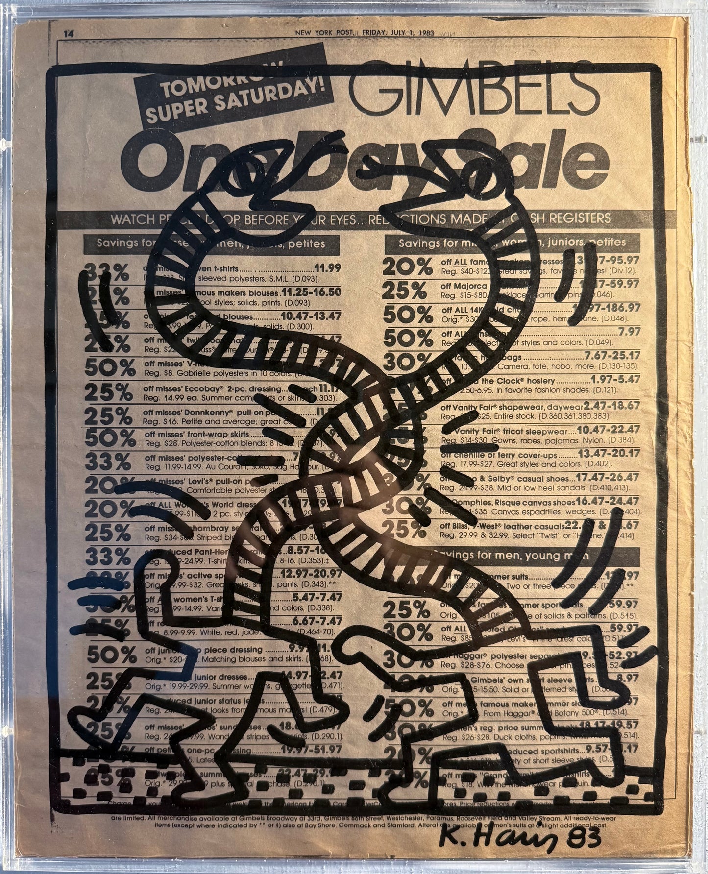 Keith Haring - Untitled 93