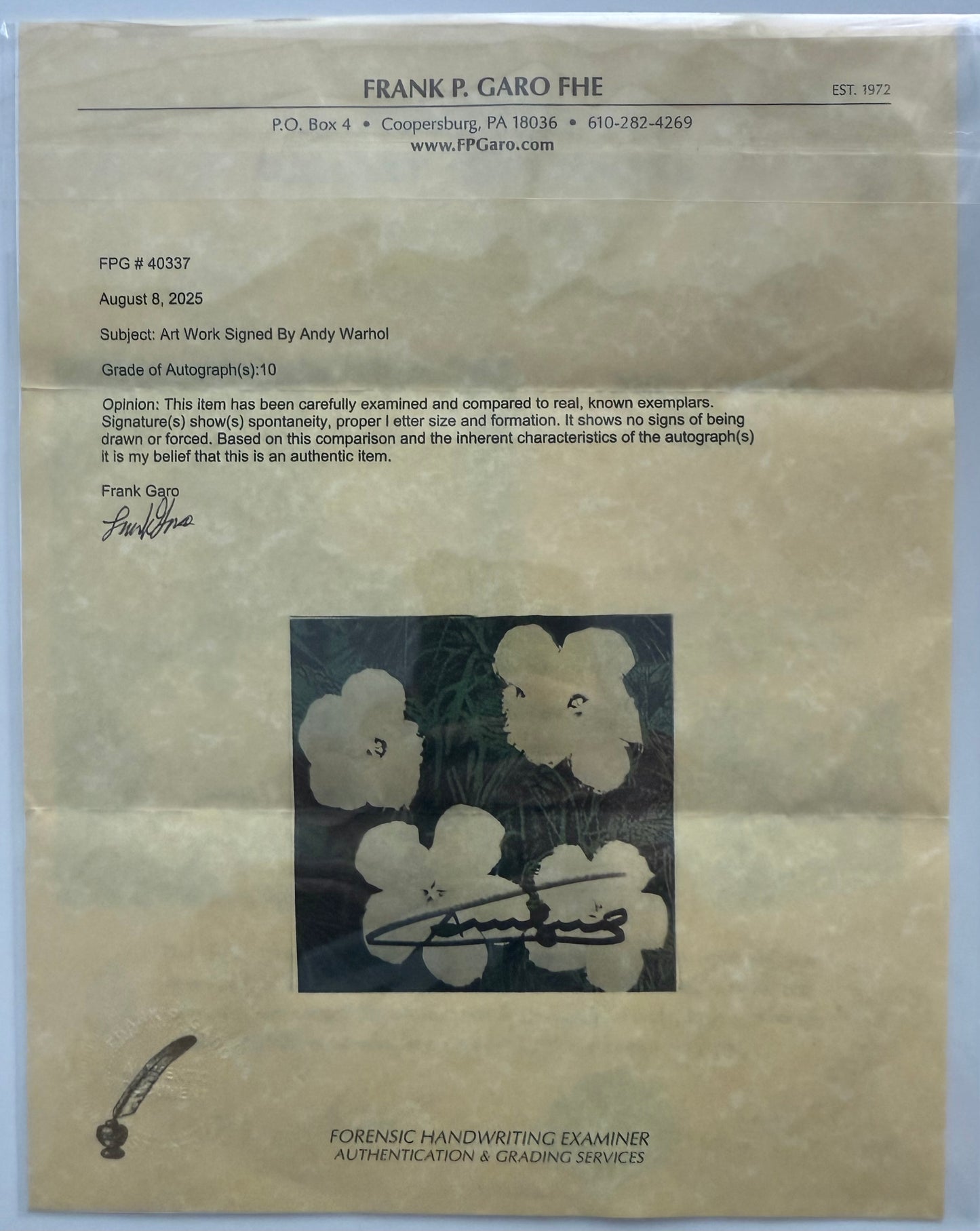Andy Warhol - Flowers