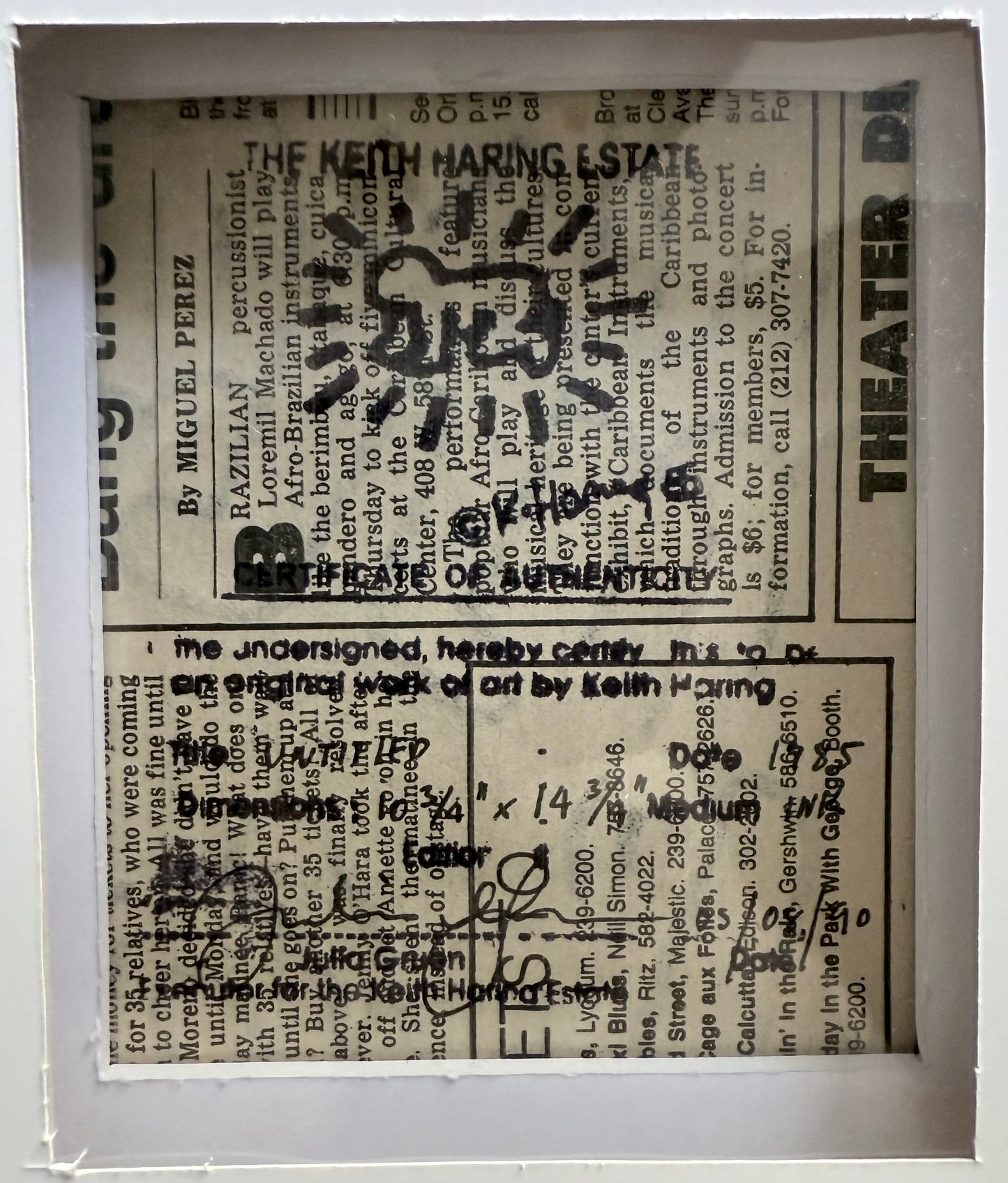 Keith Haring - Batman 1985