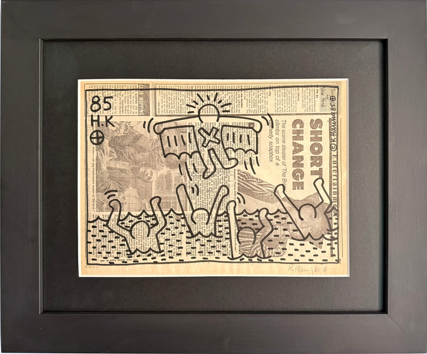 Keith Haring - Batman 1985
