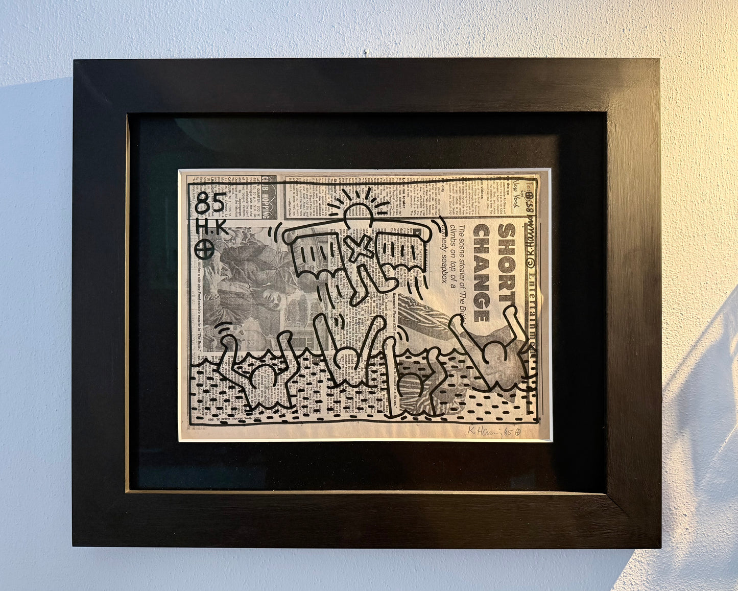 Keith Haring - Batman 1985
