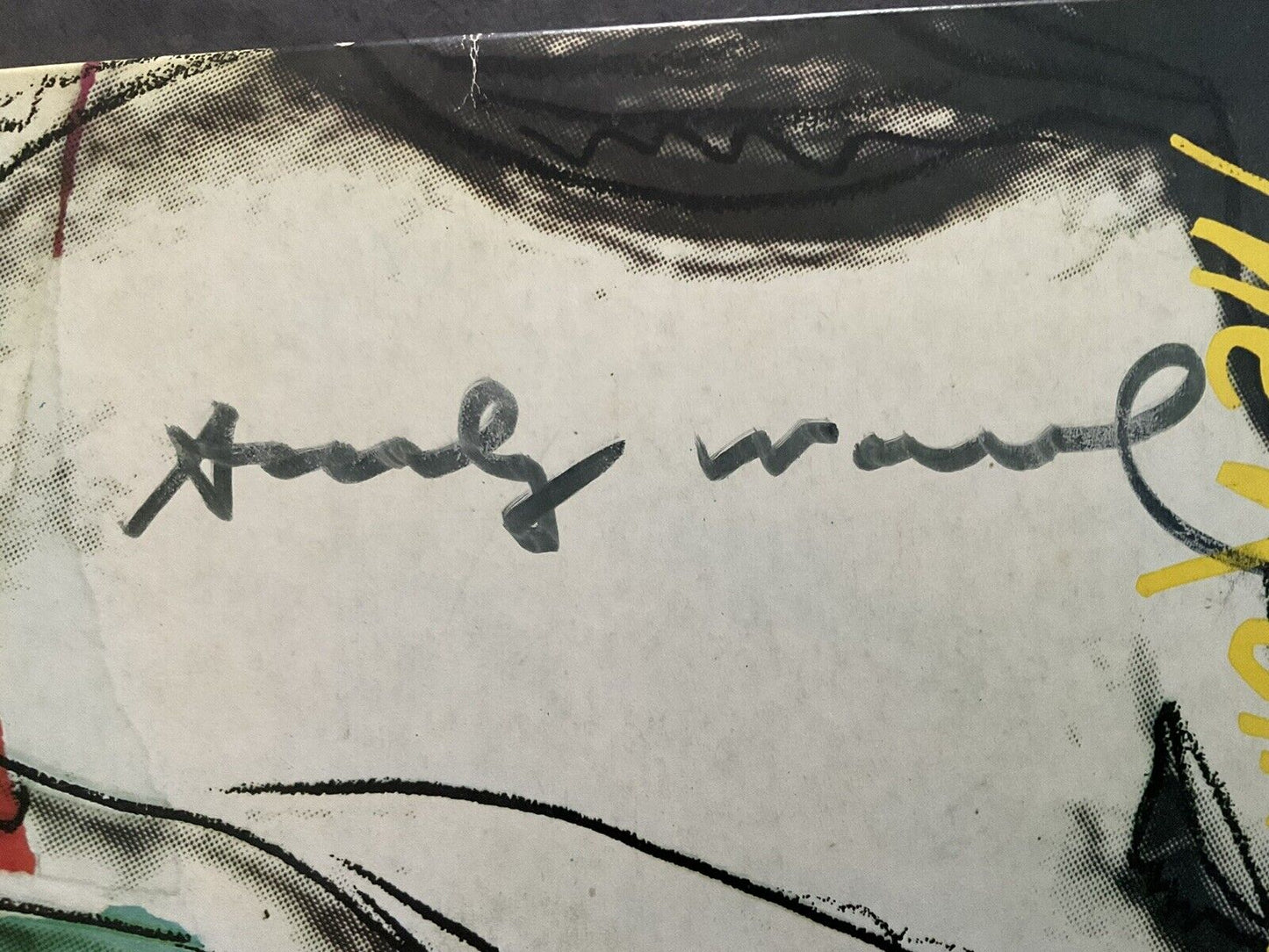 Rolling Stones – LP signed by Andy Warhol (1977)