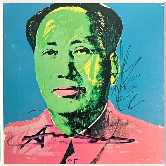 Andy Warhol – Cartolina d’invito “Mao” (1972)