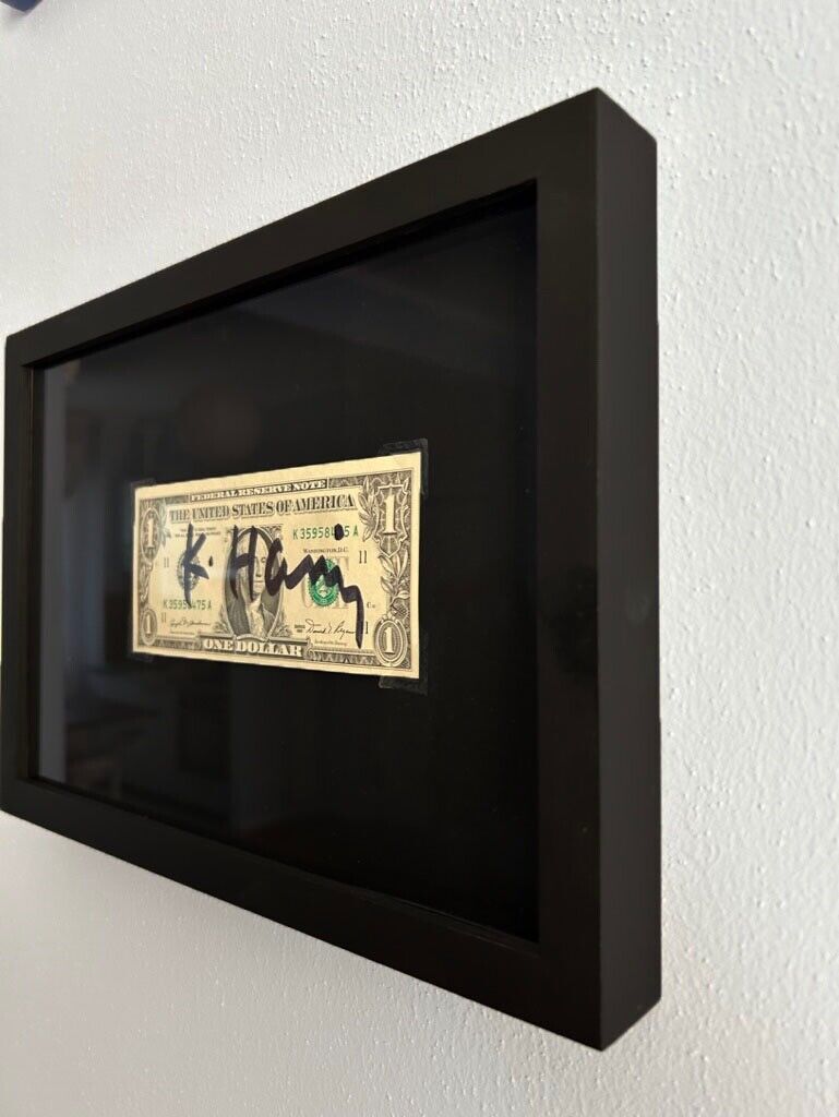 Keith Haring – Banconota da un dollaro firmata a mano (1981)