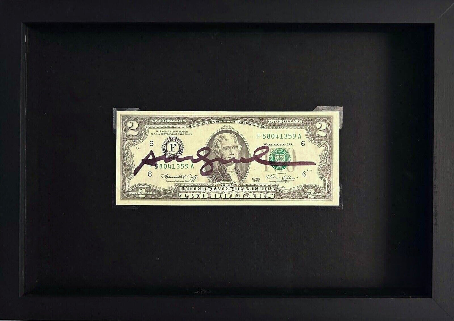 Andy Warhol – Dollaro originale firmat0 (1976)