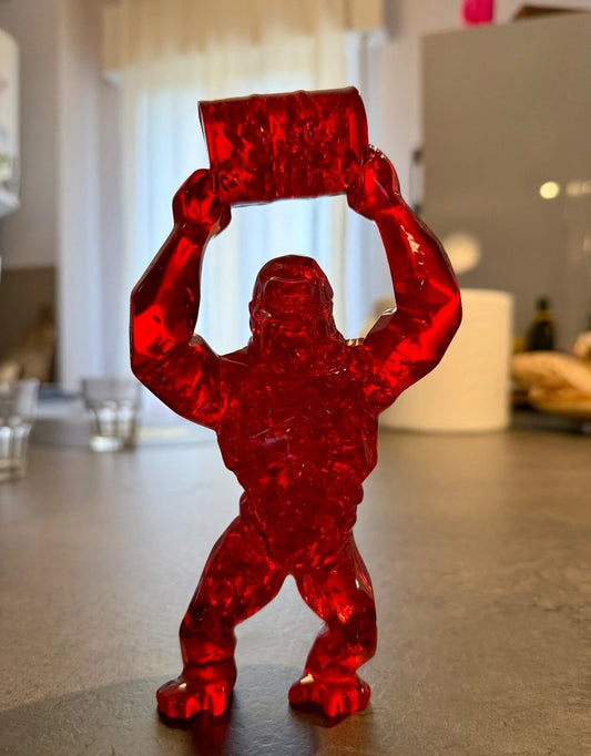 Richard Orlinski – Kong Oil Bubble (Red Edition)