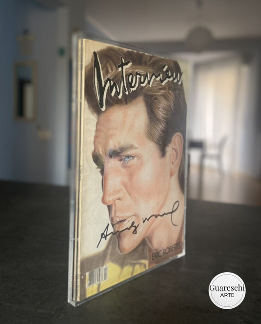 Andy Warhol – Rivista Interview autografata (Ottobre 1986)