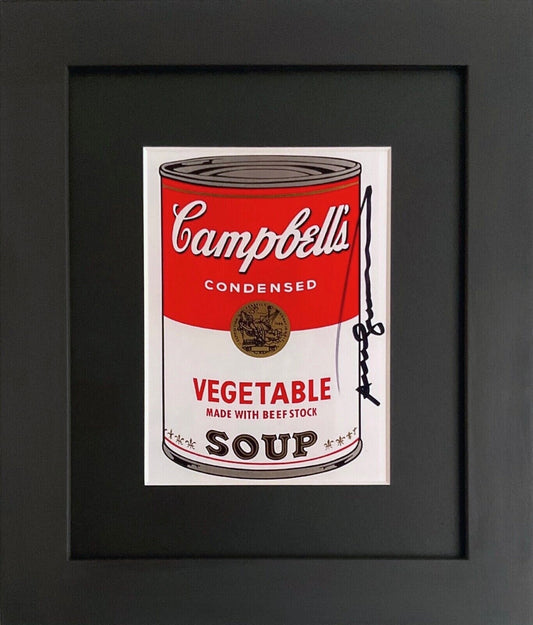 Andy Warhol – Stampa offset firmata a mano con COA