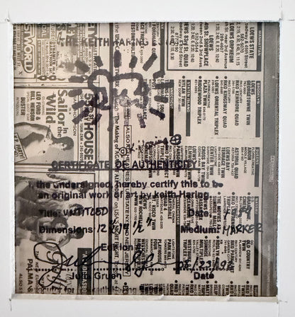 Keith Haring - Untitled (Red Cross)