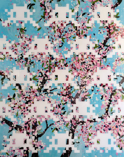 Damien Hirst & Invader - Invaded Blossom 2026