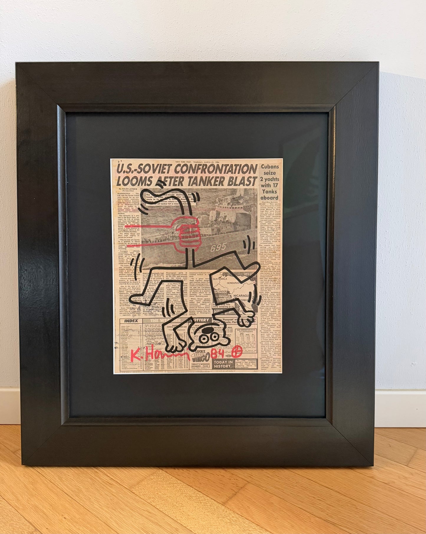 Keith Haring - Untitled 84 (Hanged cat)