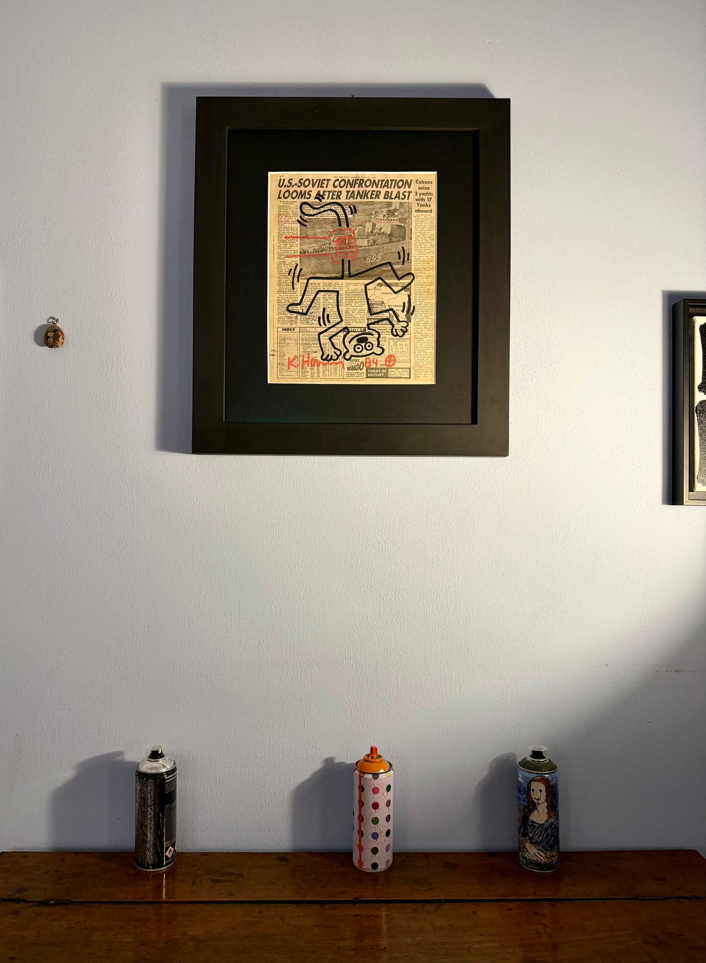 Keith Haring - Untitled 84 (Hanged cat)