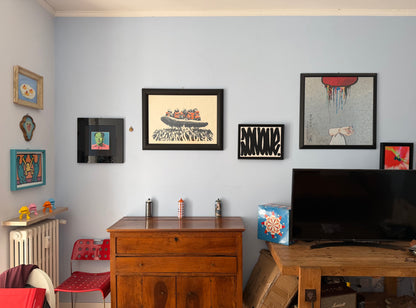 Banksy (after) - Migrant Boat