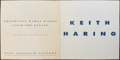 Keith Haring - Shafrazi Invitation