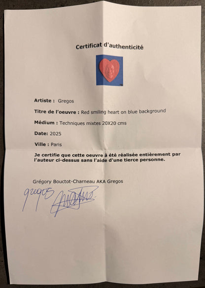 Gregos - Red smiling heart