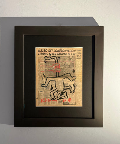 Keith Haring - Untitled 84 (Hanged cat)