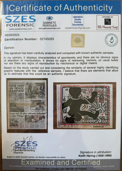 Keith Haring – Free South Africa (1982)