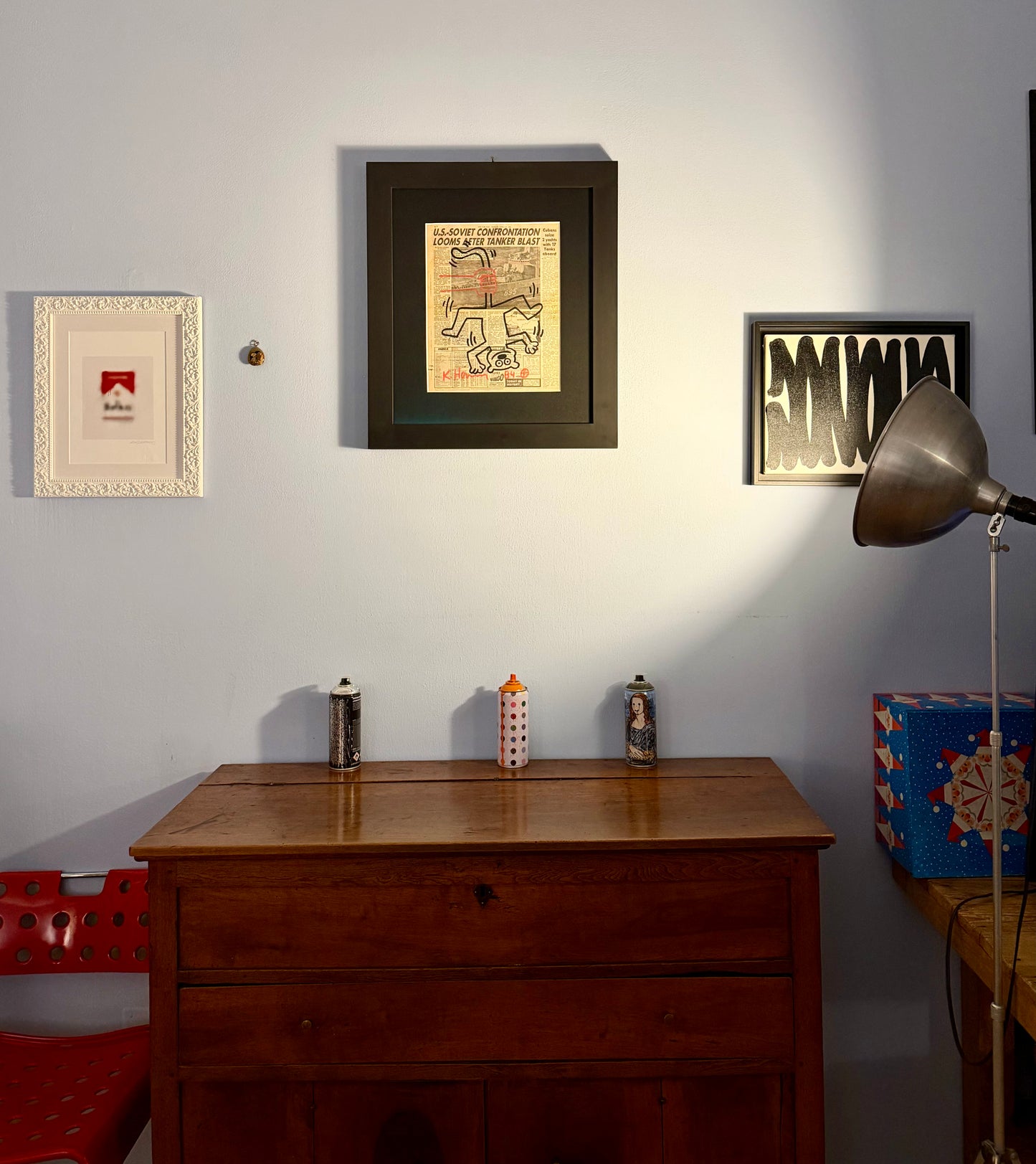 Keith Haring - Untitled 84 (Hanged cat)