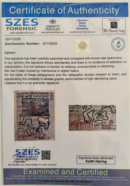 Keith Haring - Untitled 84 (Hanged cat)