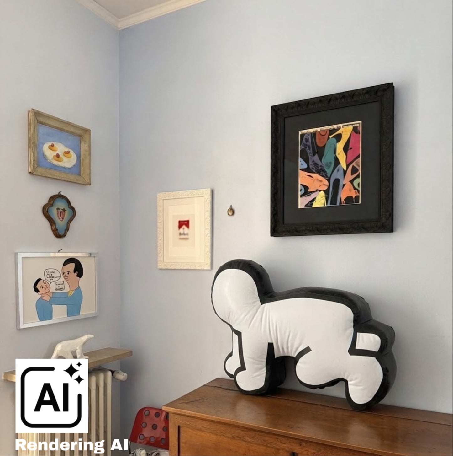 Keith Haring - Inflatable Baby 85