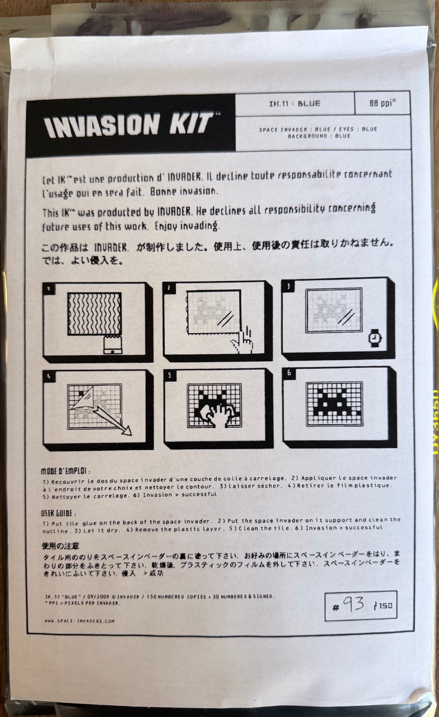 Invader - Invasion Kit n. 11