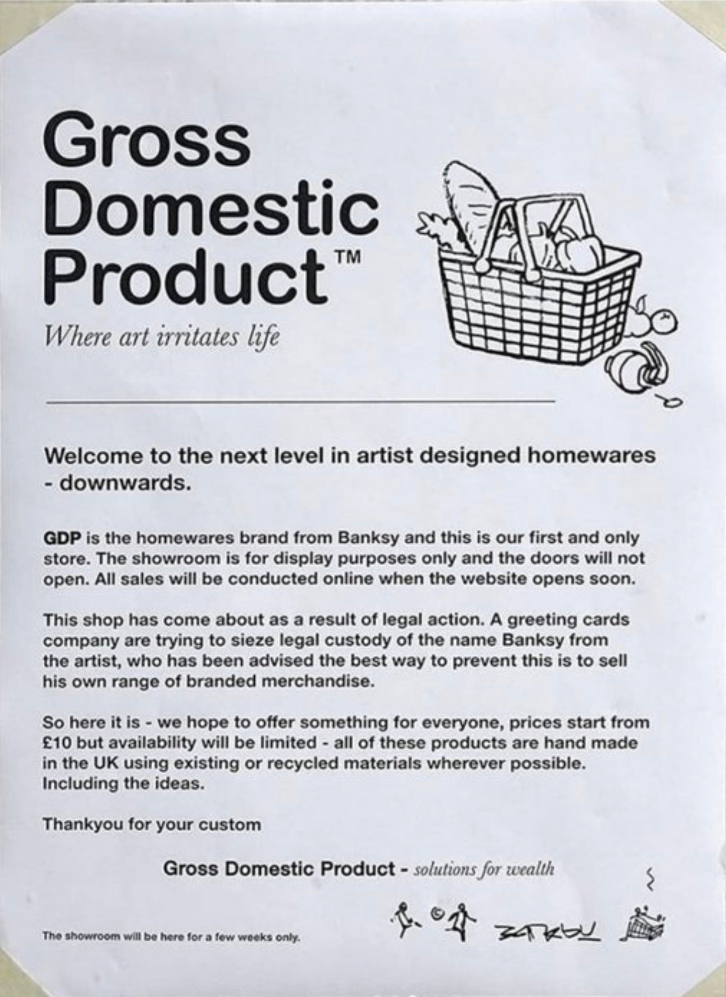 Banksy - GDP Rat 2019