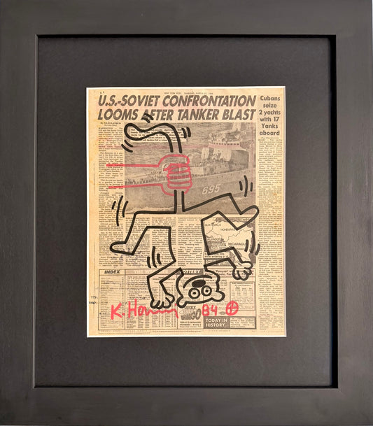 Keith Haring - Untitled 84 (Hanged cat)