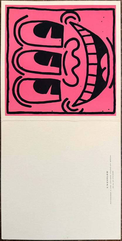 Keith Haring - Shafrazi Invitation