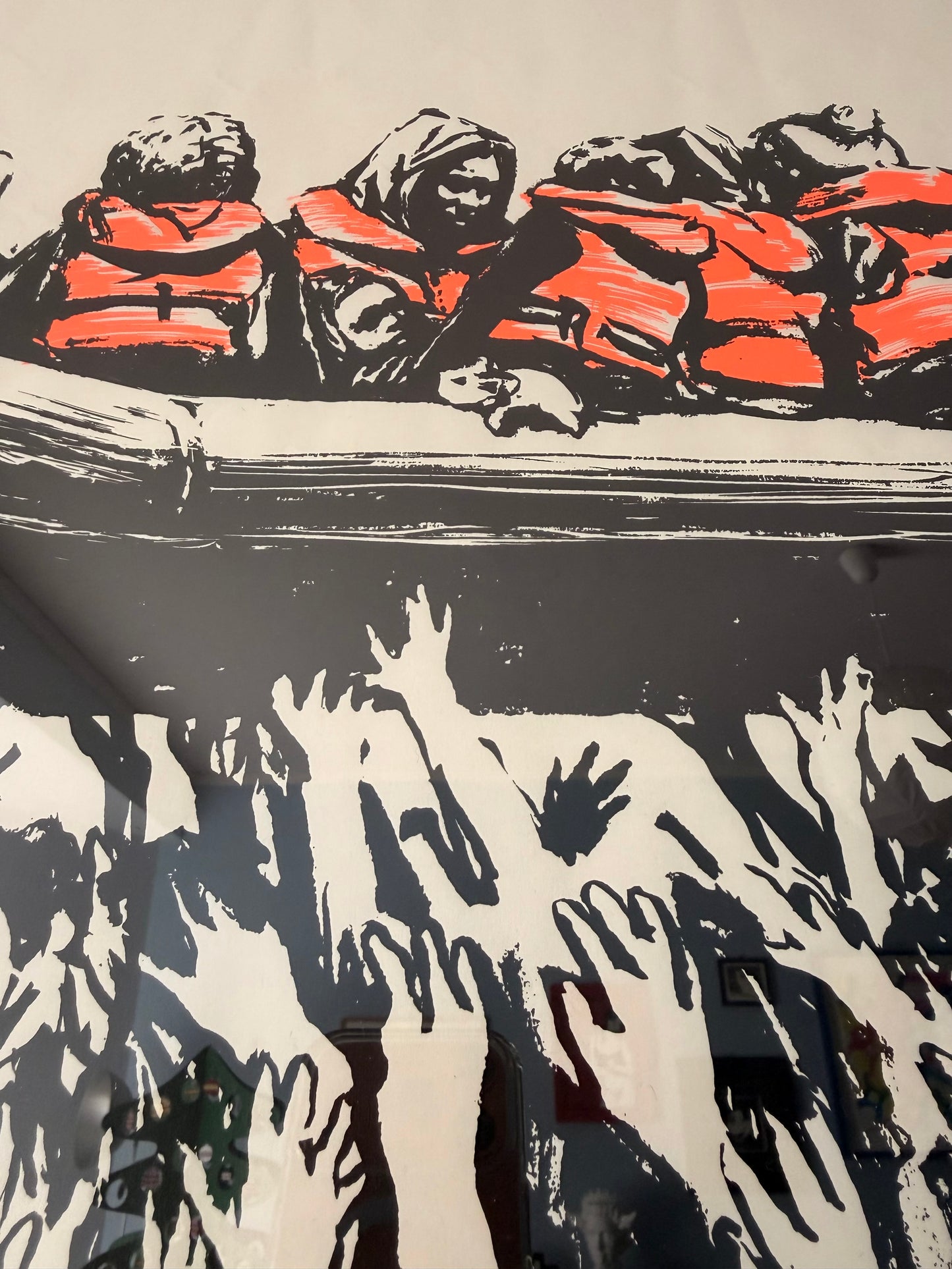 Banksy (after) - Migrant Boat