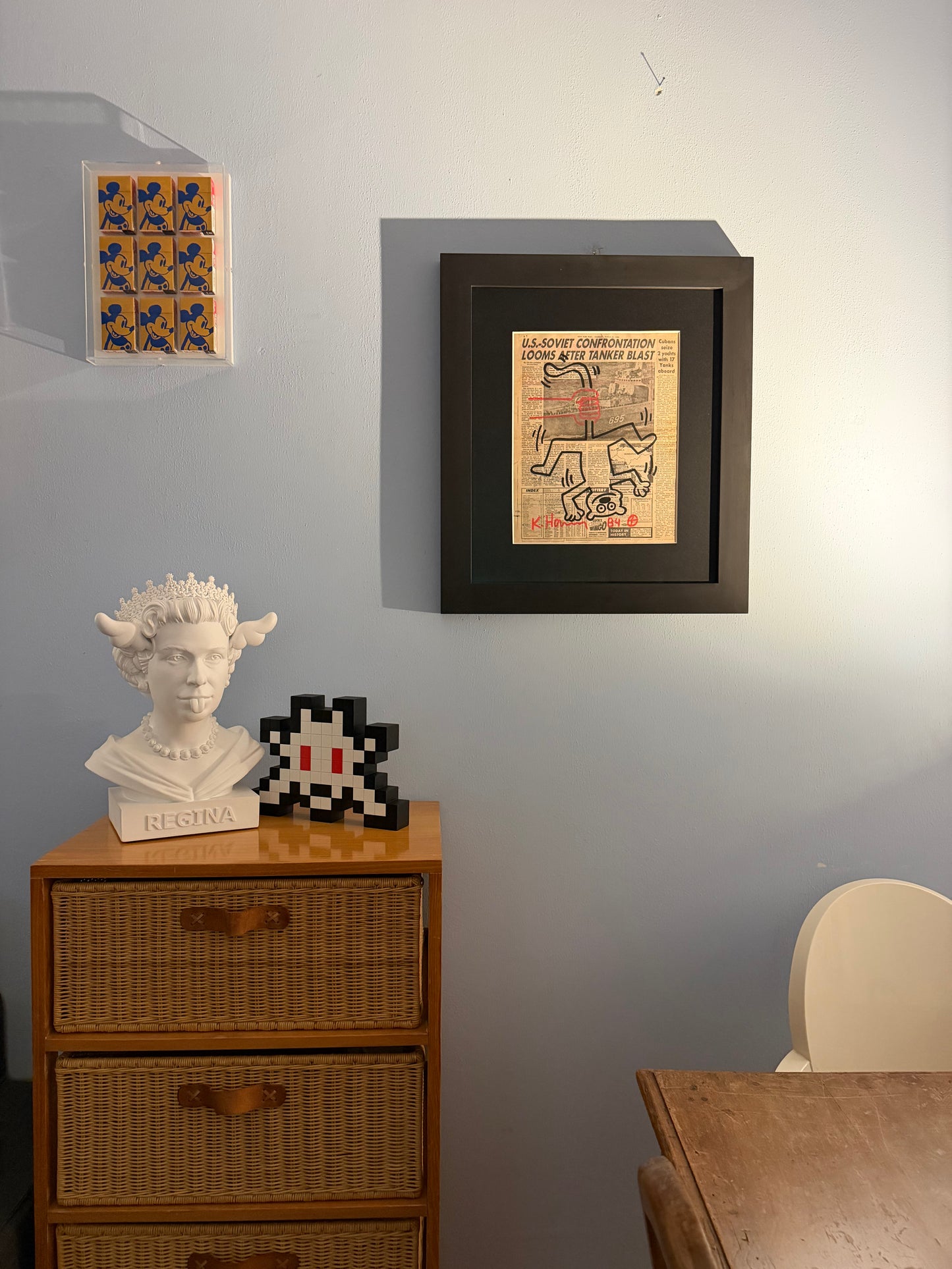 Keith Haring - Untitled 84 (Hanged cat)