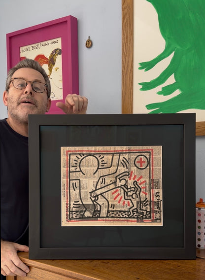 Keith Haring - Untitled (Red Cross)