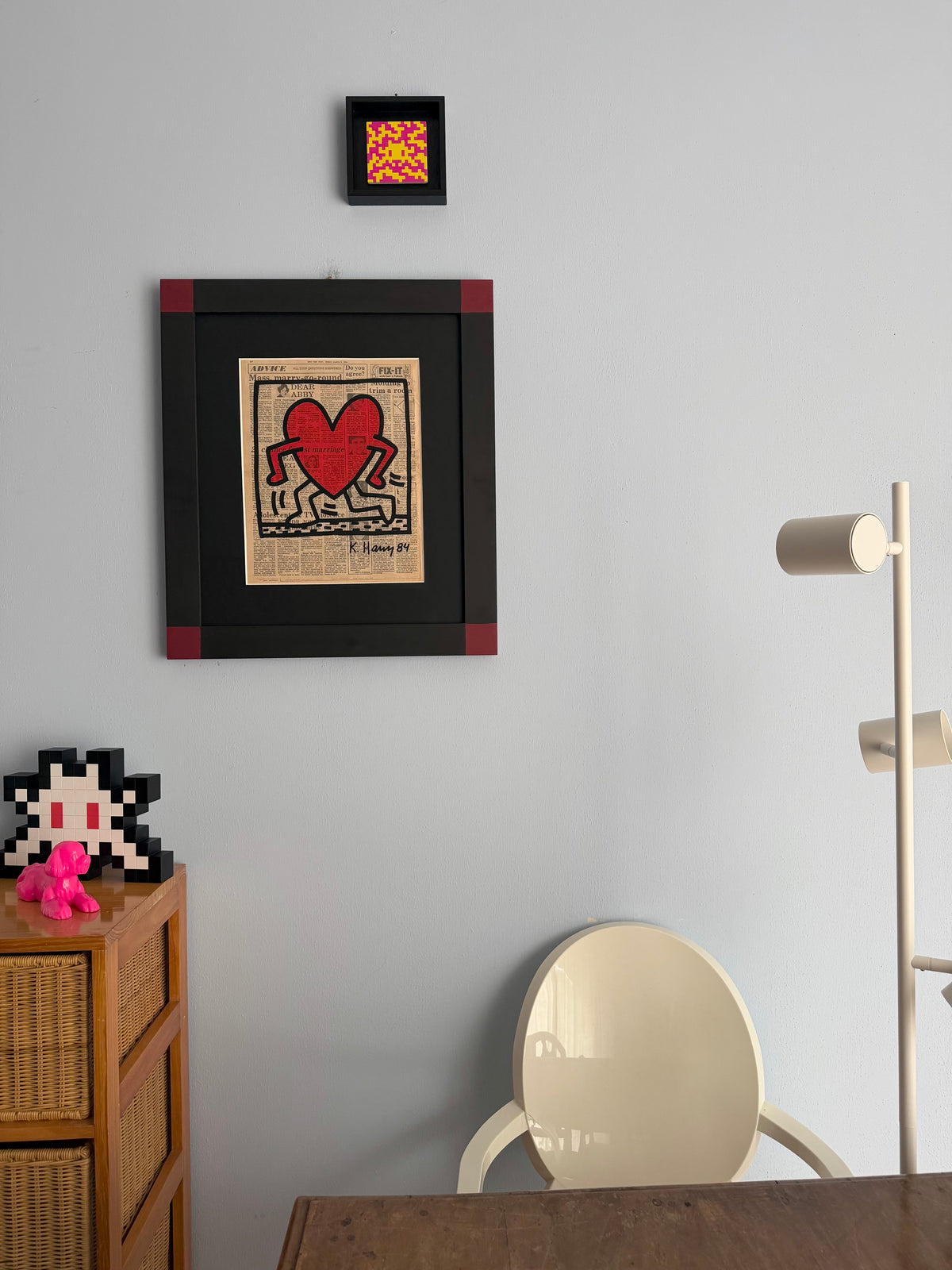 Keith Haring - Running Heart