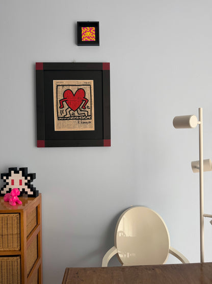 Keith Haring - Running Heart