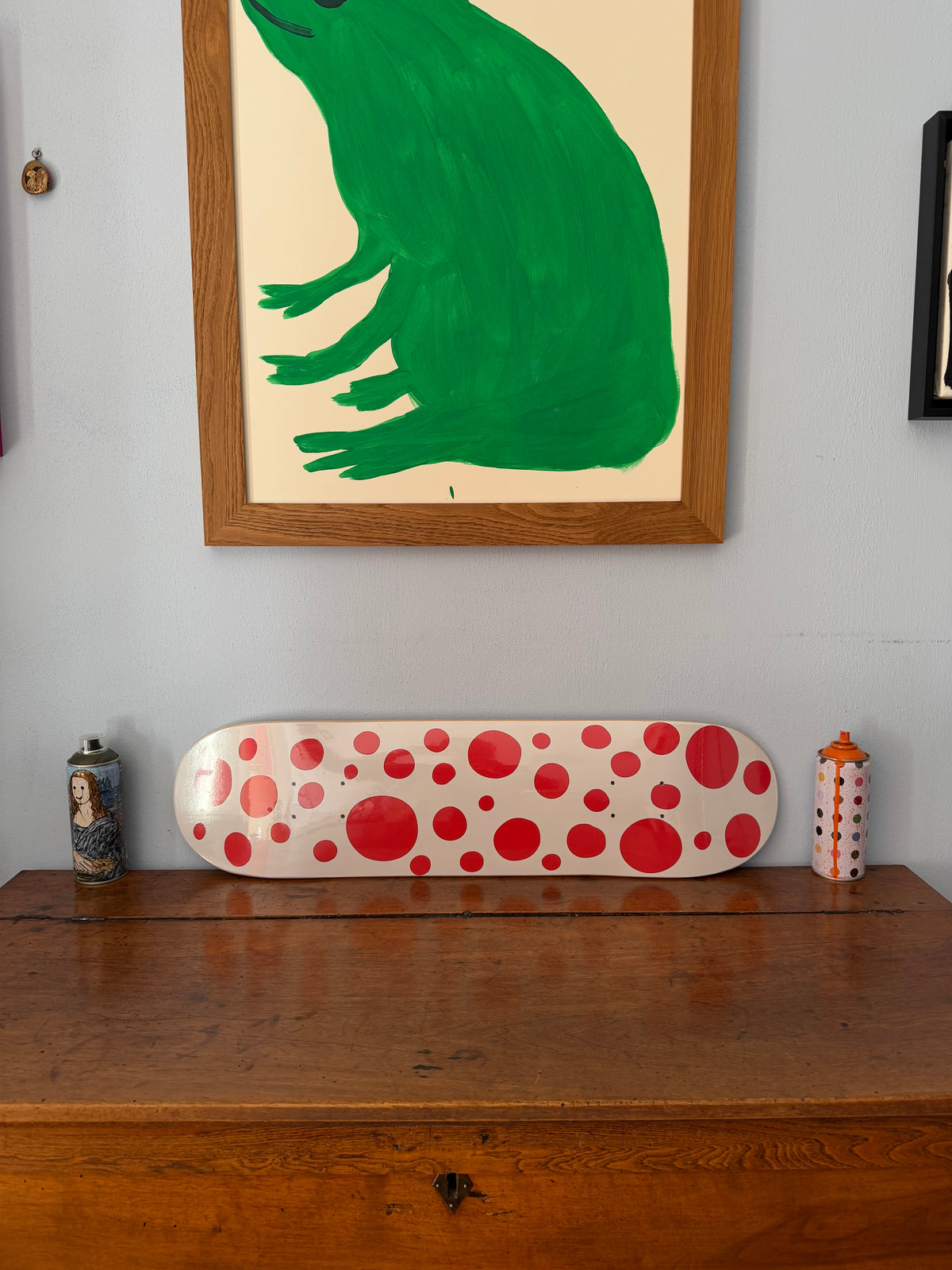 Yayoi Kusama - Dots Obsession MoMA Skateboard Red