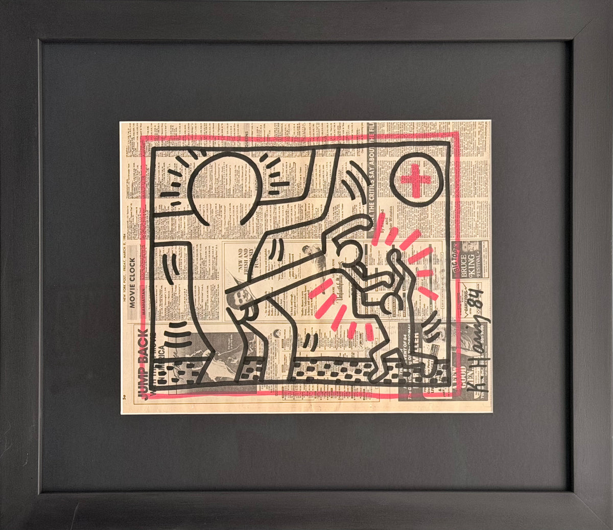 Keith Haring - Untitled (Red Cross)