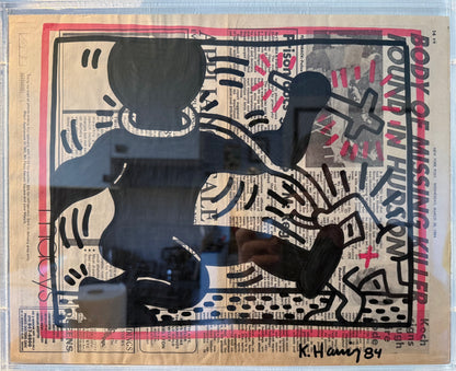 Keith Haring – Free South Africa (1982)
