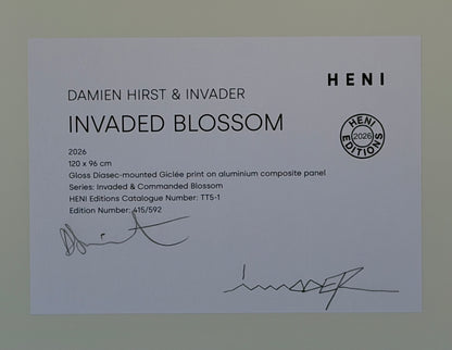 Damien Hirst & Invader - Invaded Blossom 2026
