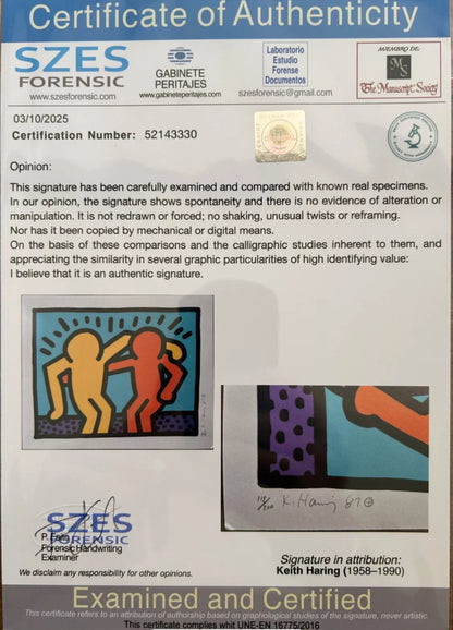 Keith Haring – Pop Shop, 1987 (Limited Edition Hand-Signed Lithograph)