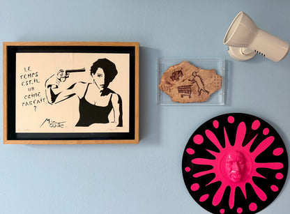 BANKSY – Peckham Rock (2018) – Limited Edition Wooden Postcard – With COA