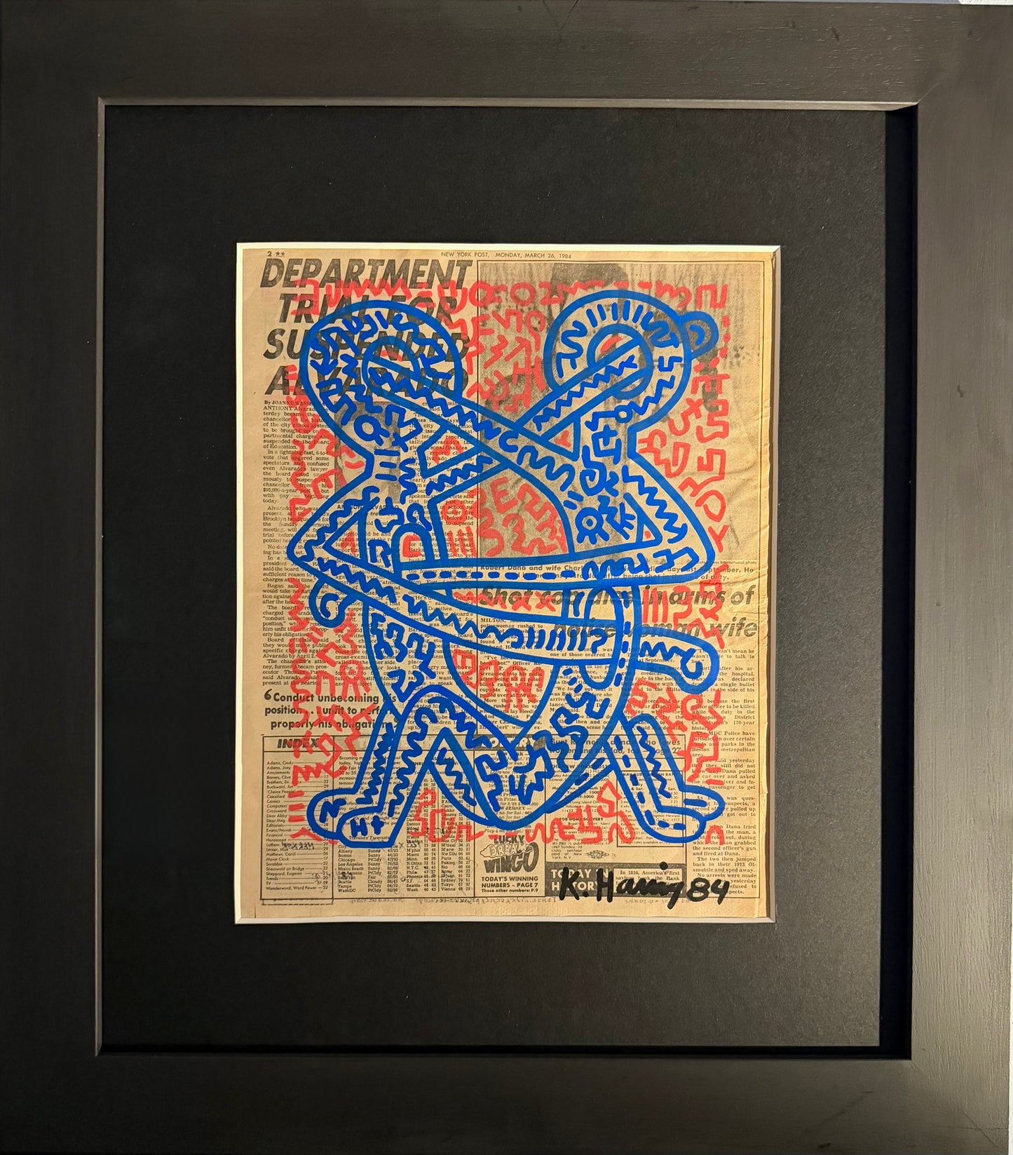 Keith Haring - Untitled 84 (Holy Man)