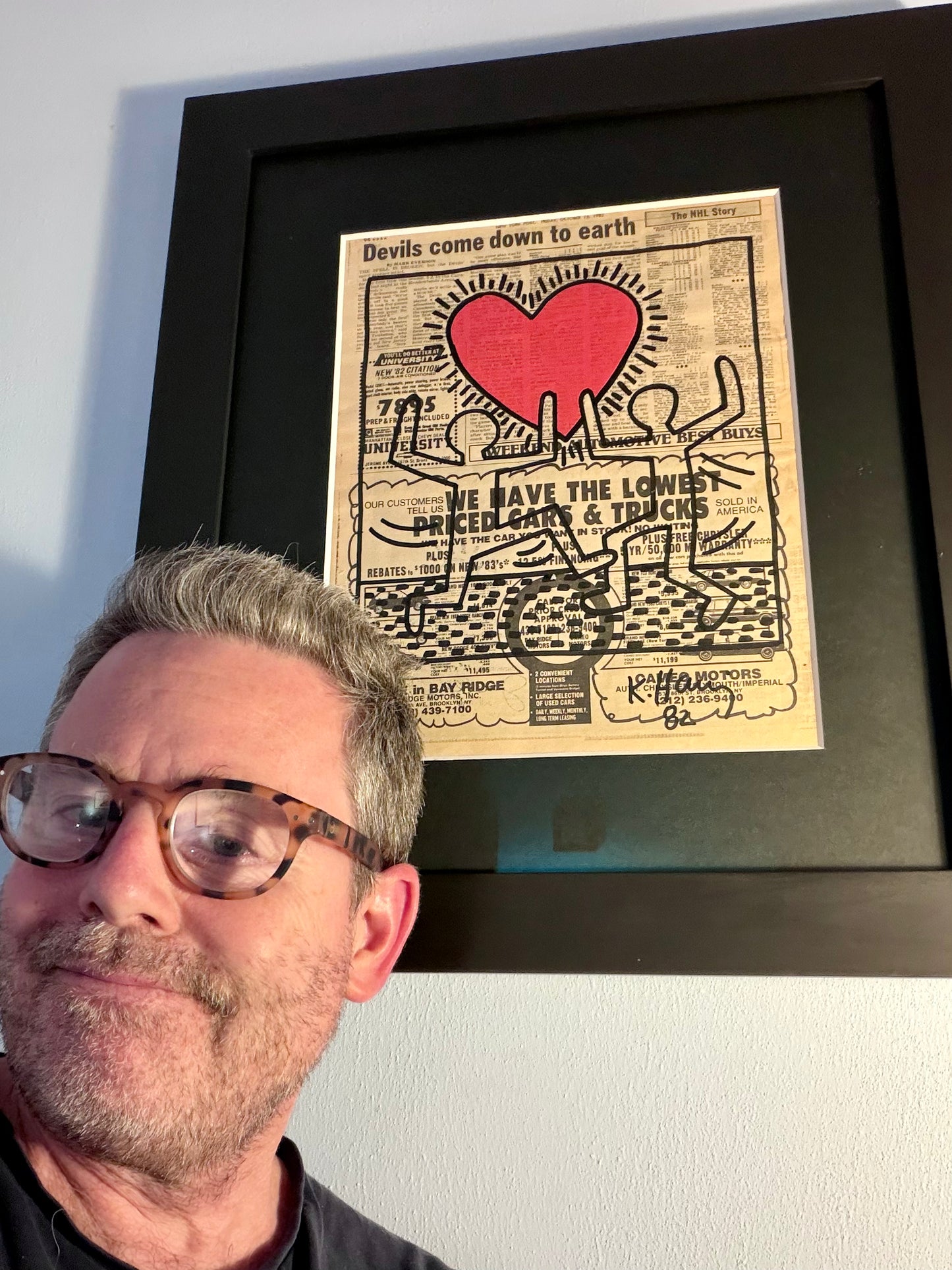Keith Haring- Untitled 82 (Radiant Heart)