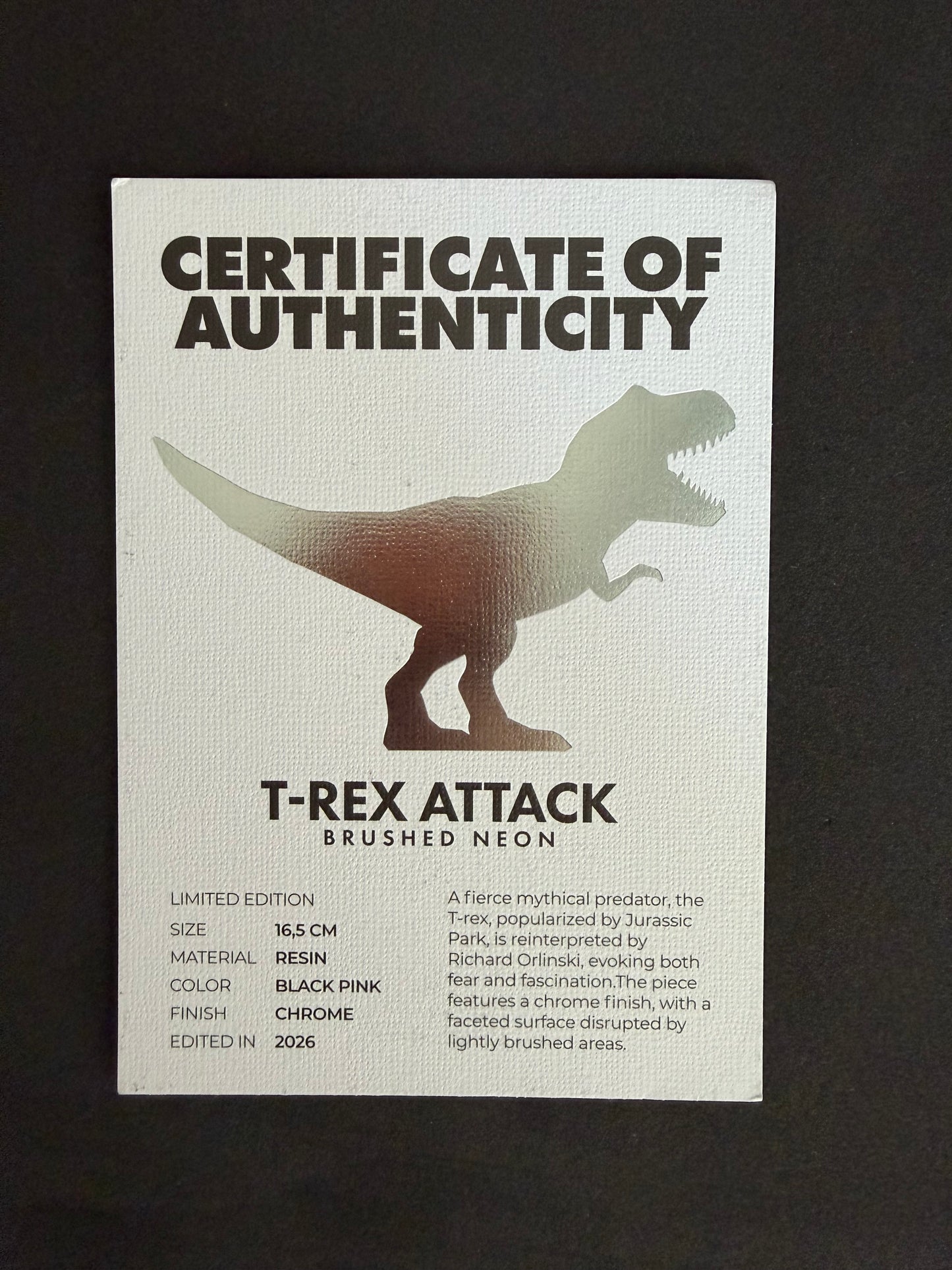 Richard Orlinski - T-Rex Attack