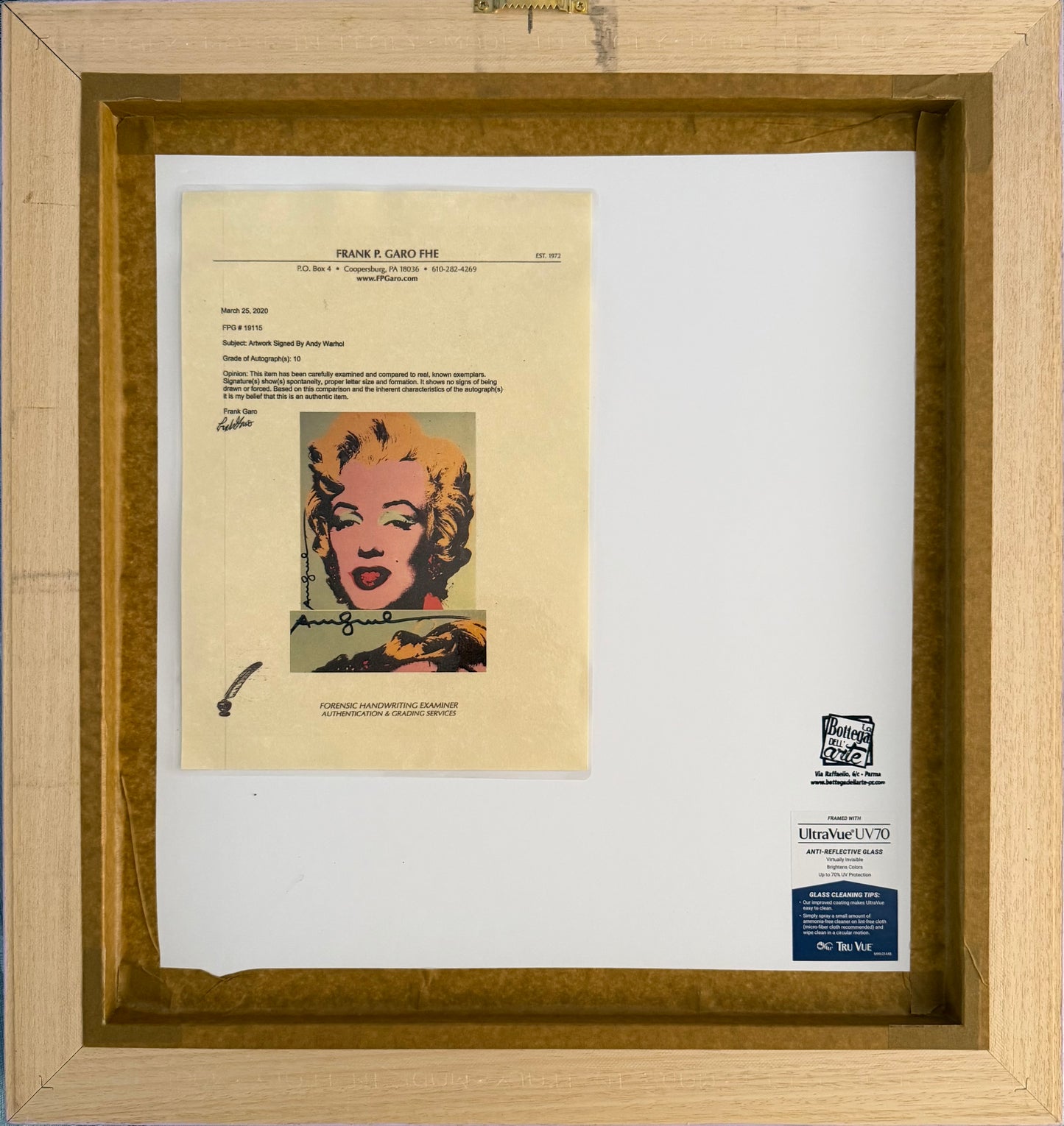 Andy Warhol - Hand Signed Marilyn