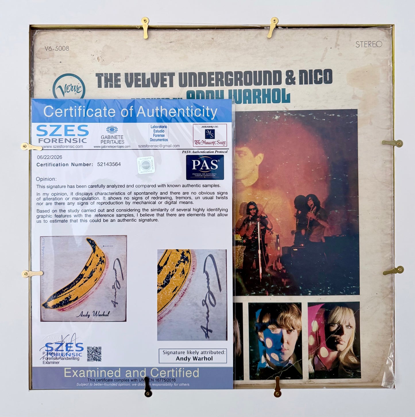 Andy Warhol - The Velvet Underground and Nico
