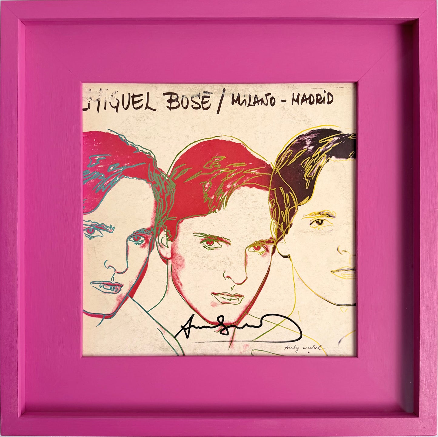 Andy Warhol - Miguel Bosé / Milano-Madrid