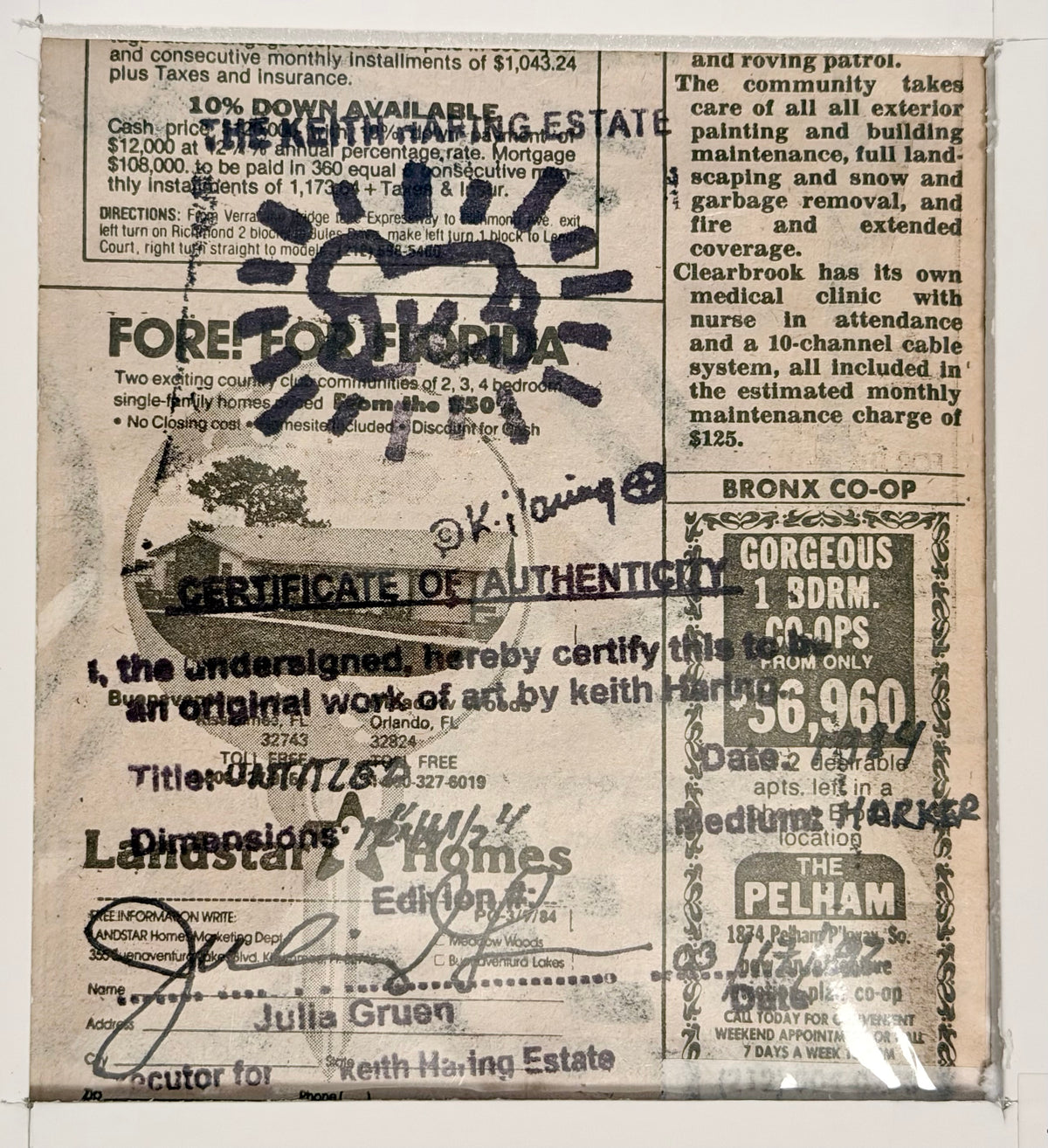 Keith Haring - Lucky Strike 84
