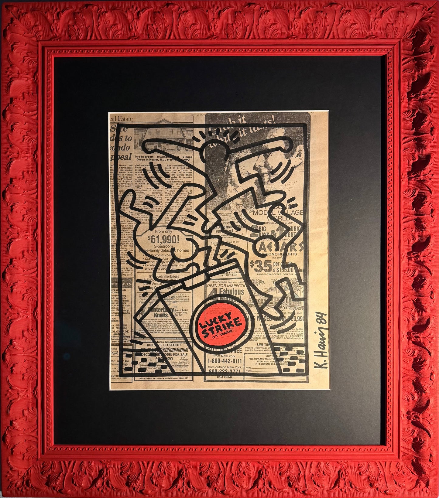Keith Haring - Lucky Strike 84